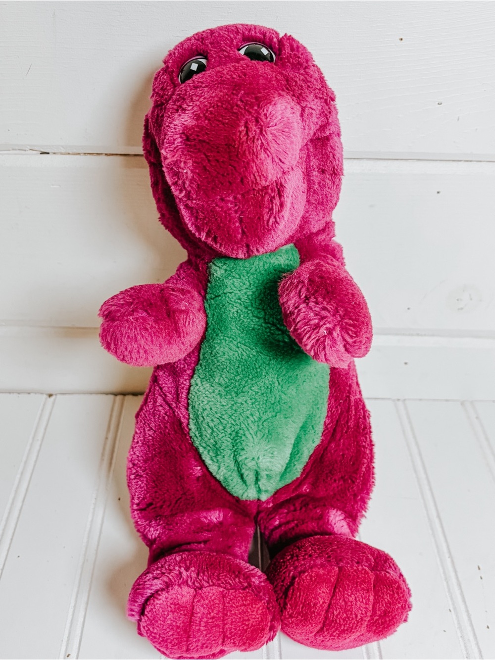 Vintage 1992 Barney Plush Stuffed Animal Plushie